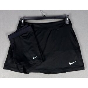 Nike Skirt Skorts Women Small Black Golf Tour Performance Fairway Drive 2 in 1